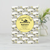 Uitnodiging voor een magisch zeemeerminnenfeest (Staand voorkant)