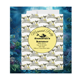 Uitnodiging voor een magisch zeemeerminnenfeest