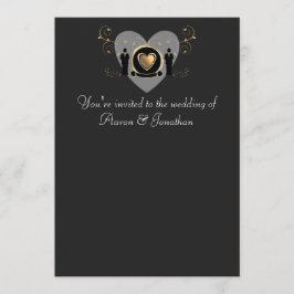 Uitnodiging voor een mannelijke bruiloft