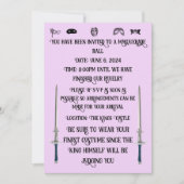 Uitnodiging voor een Masquerade Ball (Voorkant)