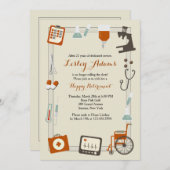 Uitnodiging voor een medisch Lijst (Voorkant / Achterkant)