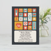 Uitnodiging voor een medische veldrustpartij (Staand voorkant)