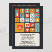 Uitnodiging voor een medische veldrustpartij (Voorkant / Achterkant)