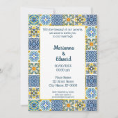 Uitnodiging voor een Mexicaanse Talavera-ontwerpwe (Voorkant)