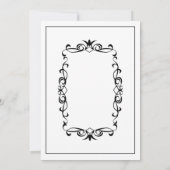 Uitnodiging voor een minimalistisch huwelijk A2 (Achterkant)