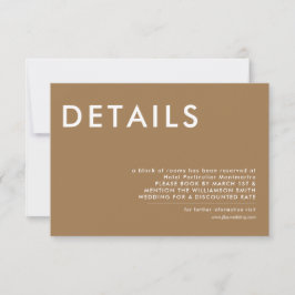 Uitnodiging voor een Minimalistische Bruiloft