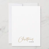 Uitnodiging voor een modern kerstfeest Jingle & Mi (Achterkant)