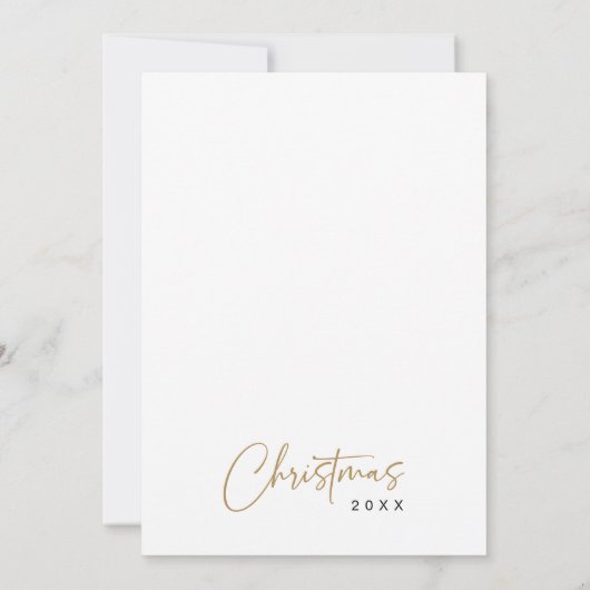 Uitnodiging voor een modern kerstfeest Jingle & Mi (Achterkant)