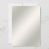 Uitnodiging voor een modern rood kerstfeest (Achterkant)