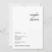 Uitnodiging voor een moderne en minimalistische ko (Voorkant)