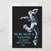 Uitnodiging voor een moderne hiphop-dansfeest (Voorkant)