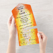 Uitnodiging voor een moderne huwelijksgoudscheurto (Afscheurbaar)