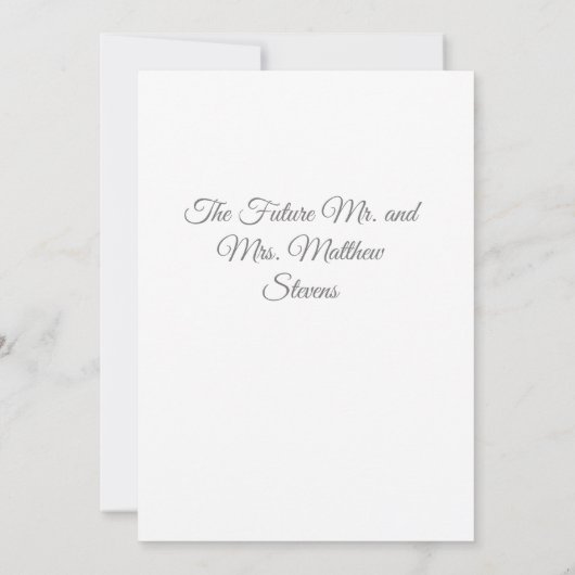 Uitnodiging voor een monogrammatisch katholiek huw (Achterkant)