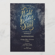 Uitnodiging voor een nacht onder de sterren