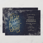 Uitnodiging voor een Nacht Onder de Sterren (Voorkant / Achterkant)