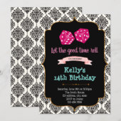  uitnodiging voor een nachtelijke feestdag (Voorkant / Achterkant)