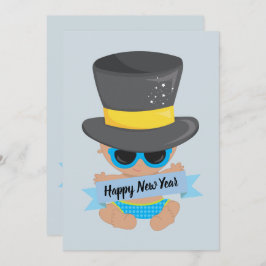 Uitnodiging voor een nieuwe Kind in het nieuwjaar