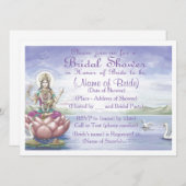 Uitnodiging voor een op maat gemaakte bruidsfeest (Voorkant / Achterkant)