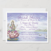 Uitnodiging voor een op maat gemaakte bruidsfeest (Voorkant)