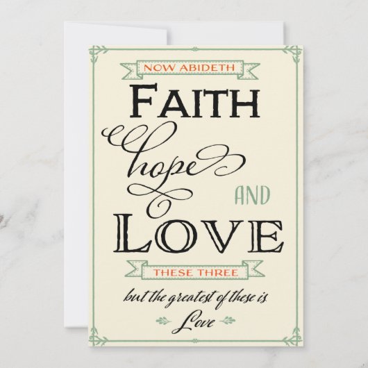 Uitnodiging voor een Oranje en Blauwgroen huwelijk (Achterkant)