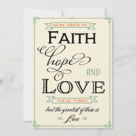 Uitnodiging voor een Oranje en Blauwgroen huwelijk