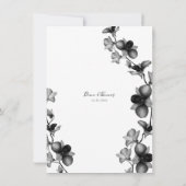 Uitnodiging voor een orchidee-weddenschap (Achterkant)