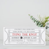 Uitnodiging voor een Oude Filmkaartje (Staand voorkant)