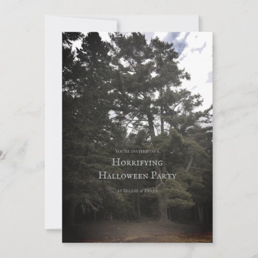 Uitnodiging voor een ouderwets uit de hand gelopen (Voorkant)