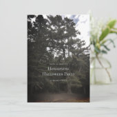 Uitnodiging voor een ouderwets uit de hand gelopen (Staand voorkant)