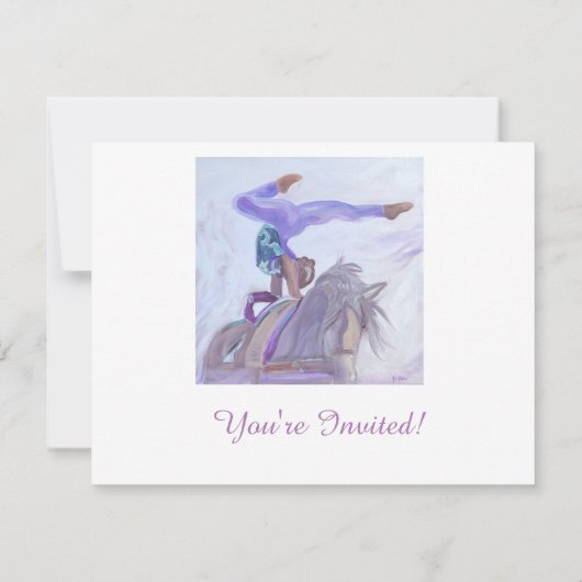 Uitnodiging voor een paardengewelf (Achterkant)