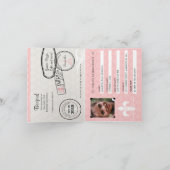 Uitnodiging voor een  Parijse Paspoort (Binnen)