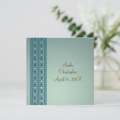 Uitnodiging voor een partij in de Hawaiiaanse Tatt (Staand voorkant)