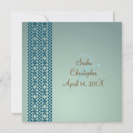 Uitnodiging voor een partij in de Hawaiiaanse Tatt (Voorkant)