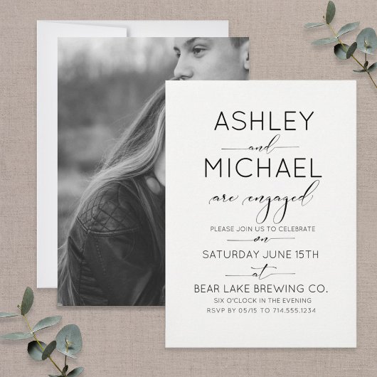 Uitnodiging voor een partij voor kalligrafie-typog