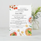 Uitnodiging voor een pensioenfeest (Staand voorkant)