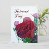 Uitnodiging voor een pensioenfeest (Staand voorkant)