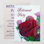 Uitnodiging voor een pensioenfeest (Voorkant / Achterkant)