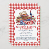 Uitnodiging voor een picknick op de Dag van de Arb (Voorkant / Achterkant)