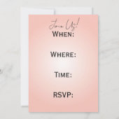 Uitnodiging voor een prinsessenfeest (Achterkant)