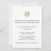 Uitnodiging voor een professioneel netwerkevenemen (Voorkant)