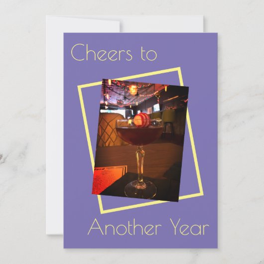 Uitnodiging voor een 'Proost op een Ander Jaar' Fe (Voorkant)