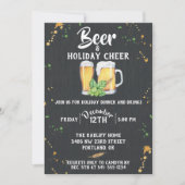 Uitnodiging voor een Pub Style Holiday Party (Voorkant)