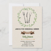 Uitnodiging voor een repetitief diner (Voorkant)