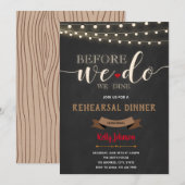 Uitnodiging voor een repetitief diner (Voorkant / Achterkant)