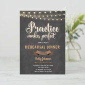 Uitnodiging voor een repetitief diner (Staand voorkant)