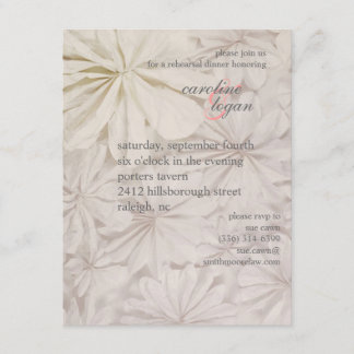 uitnodiging voor een repetitief diner