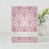 Uitnodiging voor een repetitief diner - Damasdonke (Staand voorkant)