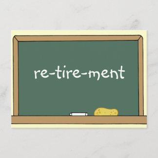 Uitnodiging voor een Retirement Party voor een ler