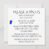 Uitnodiging voor een reünie (Achterkant)