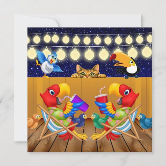 Uitnodiging voor een reünie (Voorkant)